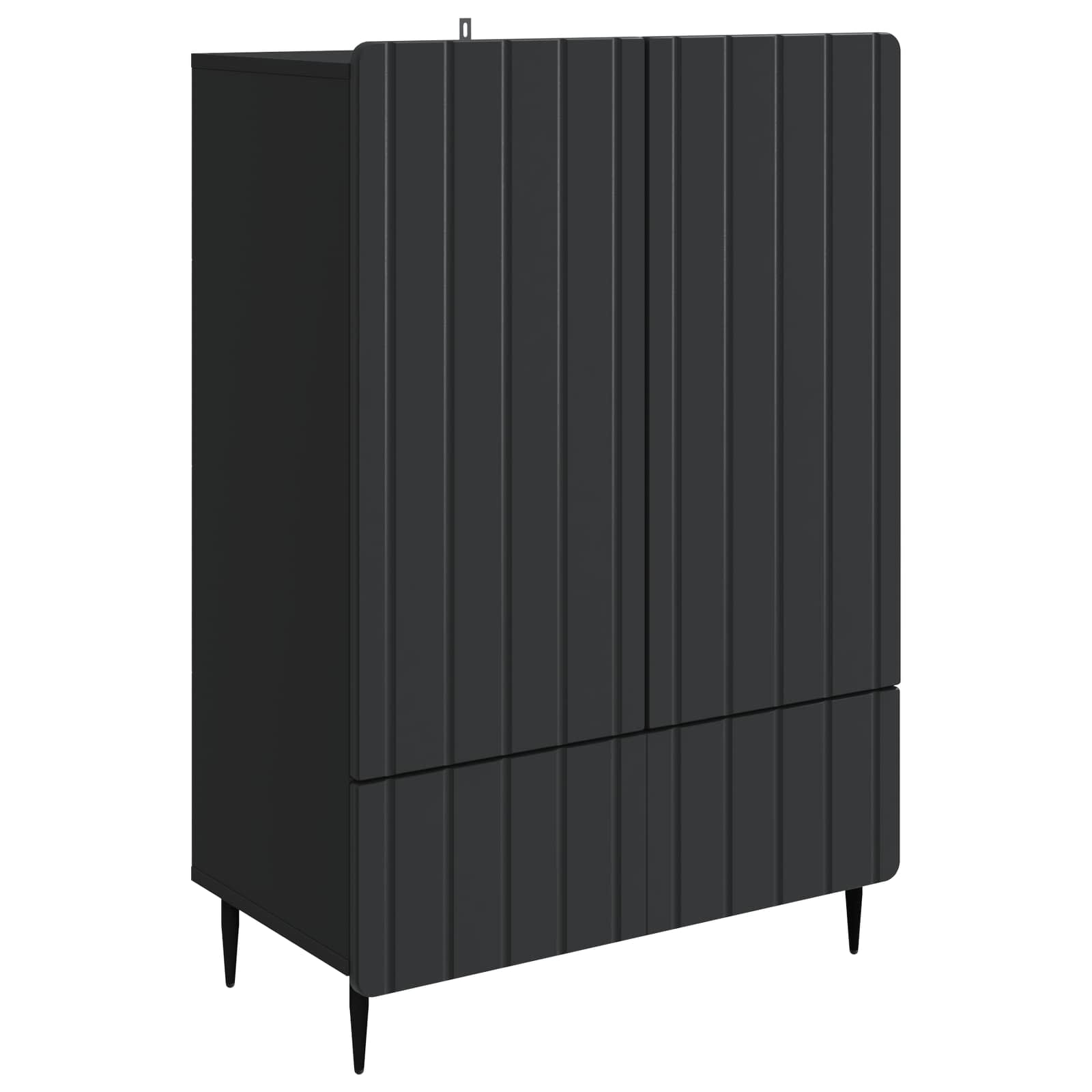 Aparador Brillante 66 x 34,5 x 97 cm Madera de Ingeniería