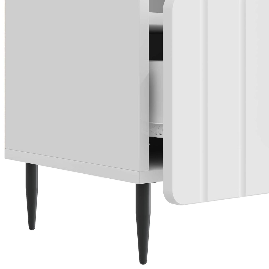 Mueble de TV Brillante 102 x 34,5 x 50 cm Madera de Ingeniería