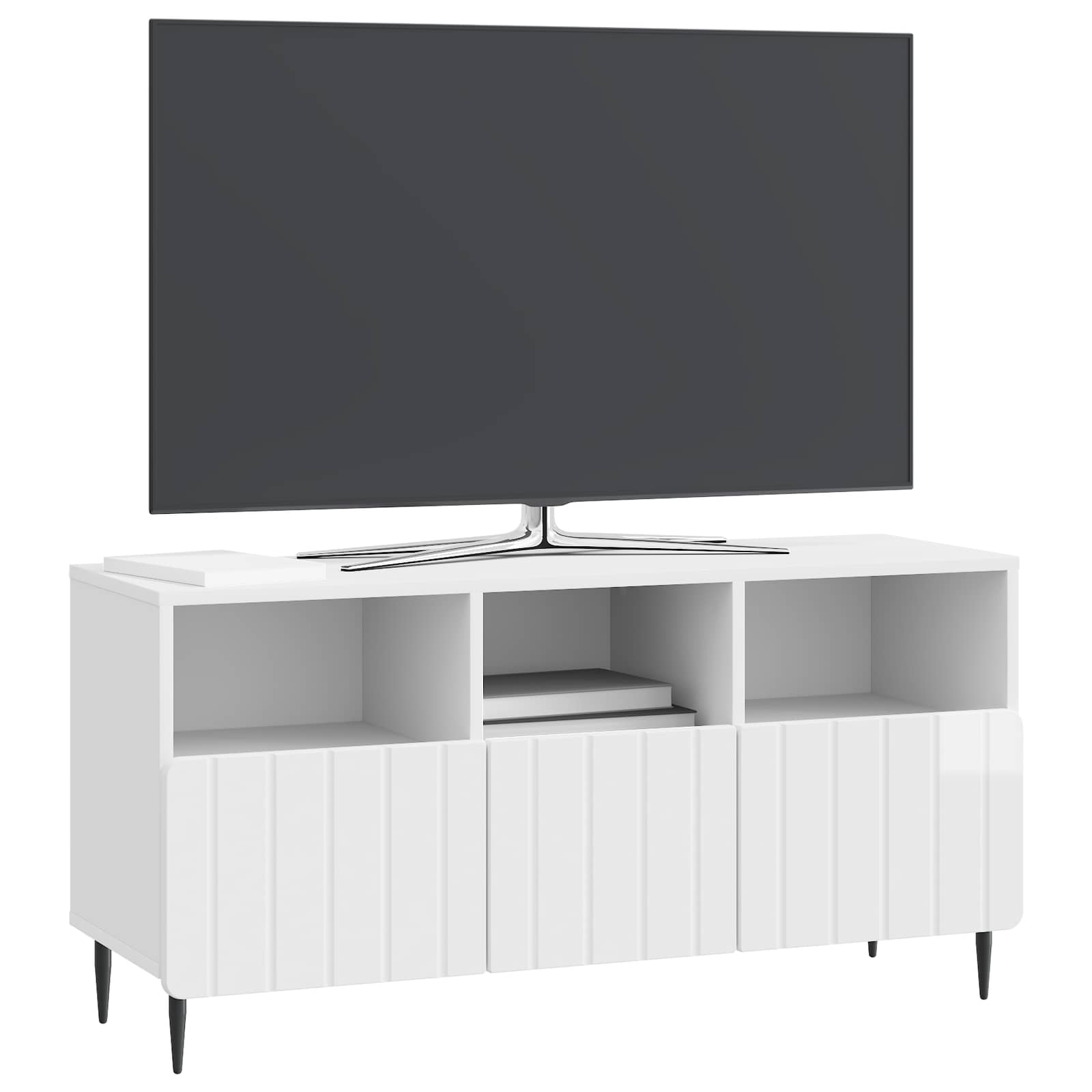 Mueble de TV Brillante 102 x 34,5 x 50 cm Madera de Ingeniería