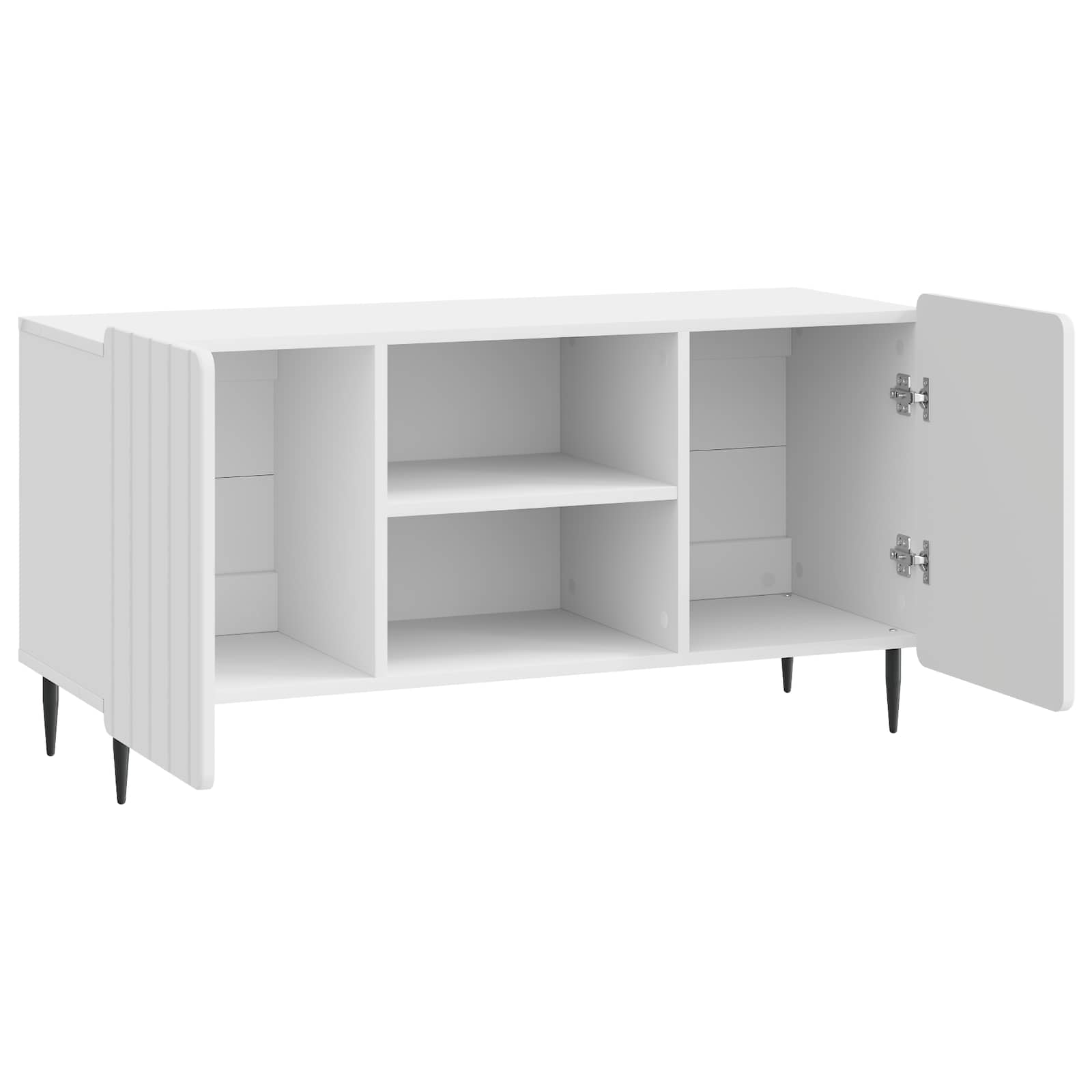 Mueble de TV Brillante 102 x 34,5 x 52 cm Madera de Ingeniería