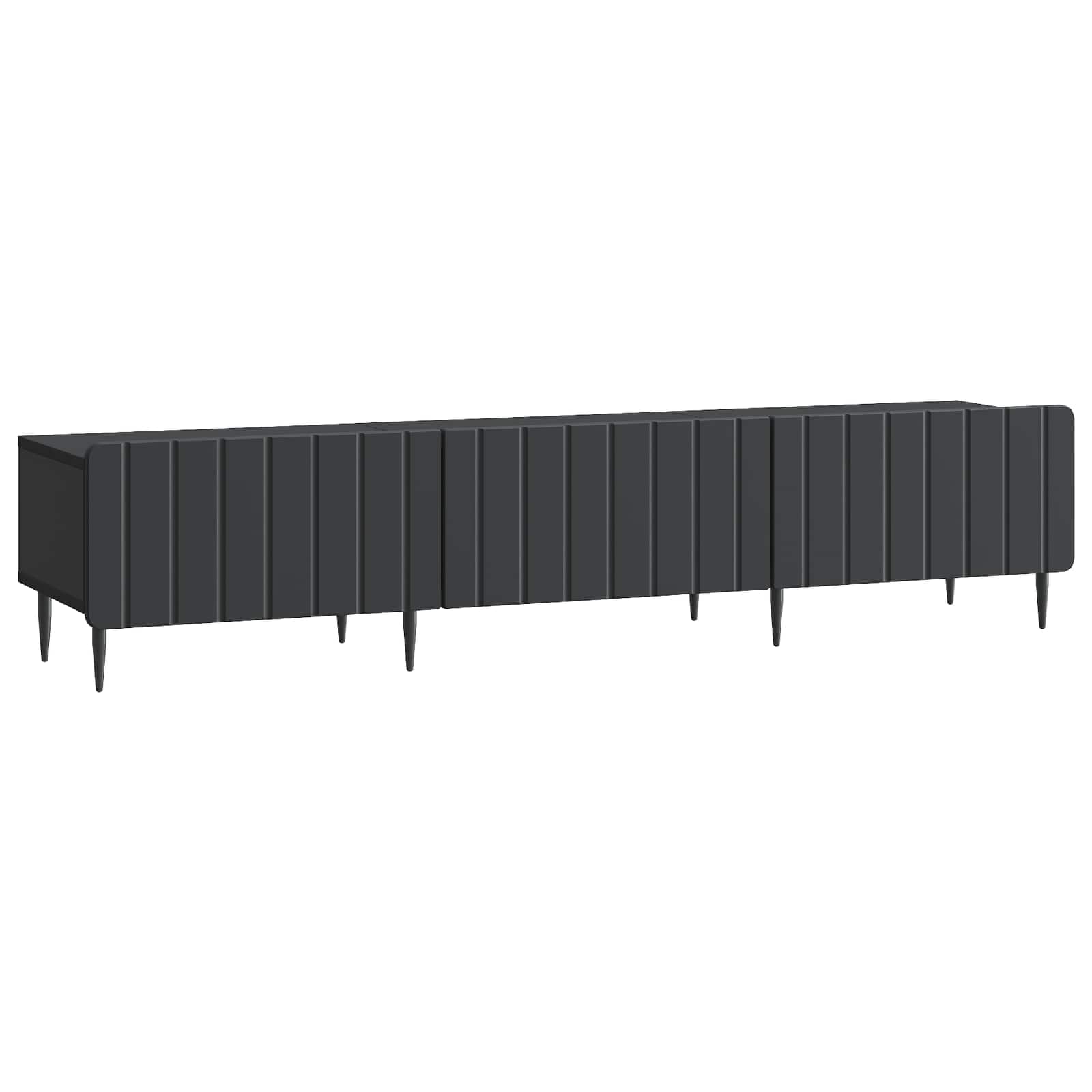 Mueble de TV Brillante 147 x 34,5 x 32 cm Madera de Ingeniería