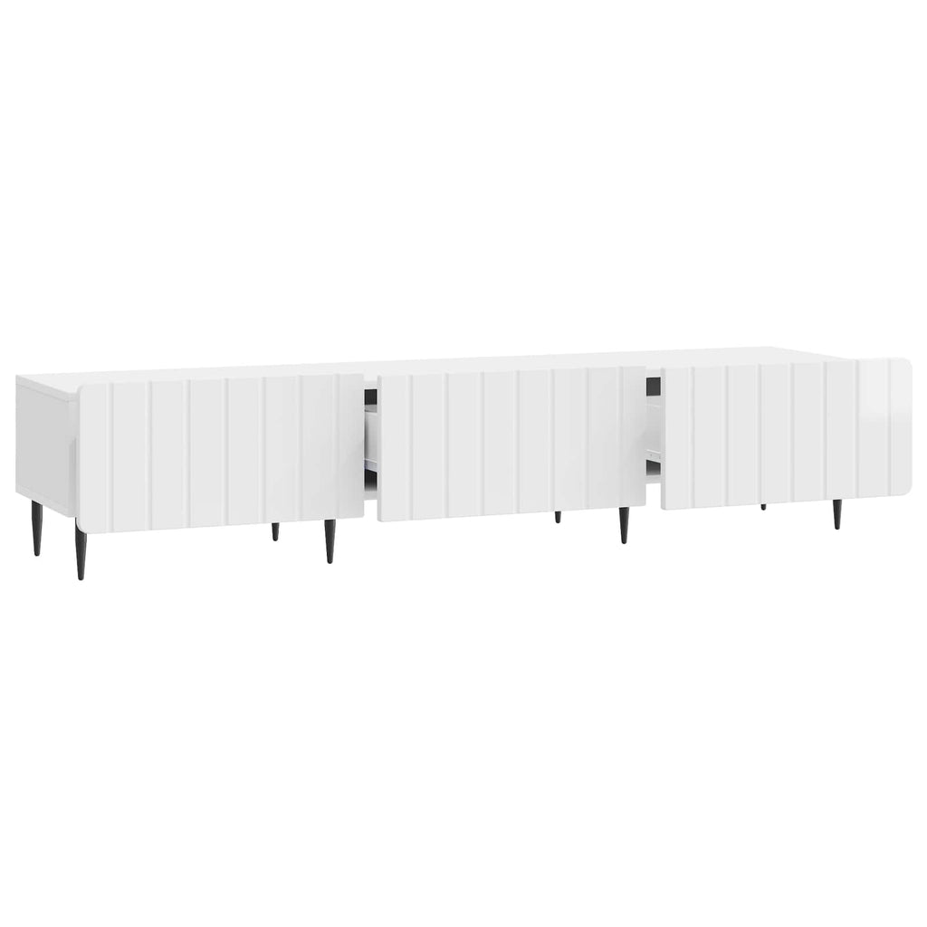 Mueble de TV Brillante 147 x 34,5 x 32 cm Madera de Ingeniería