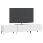 Mueble de TV Brillante 147 x 34,5 x 32 cm Madera de Ingeniería