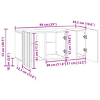 Mueble de TV Roble Sonoma 99 x 34,5 x 52 cm