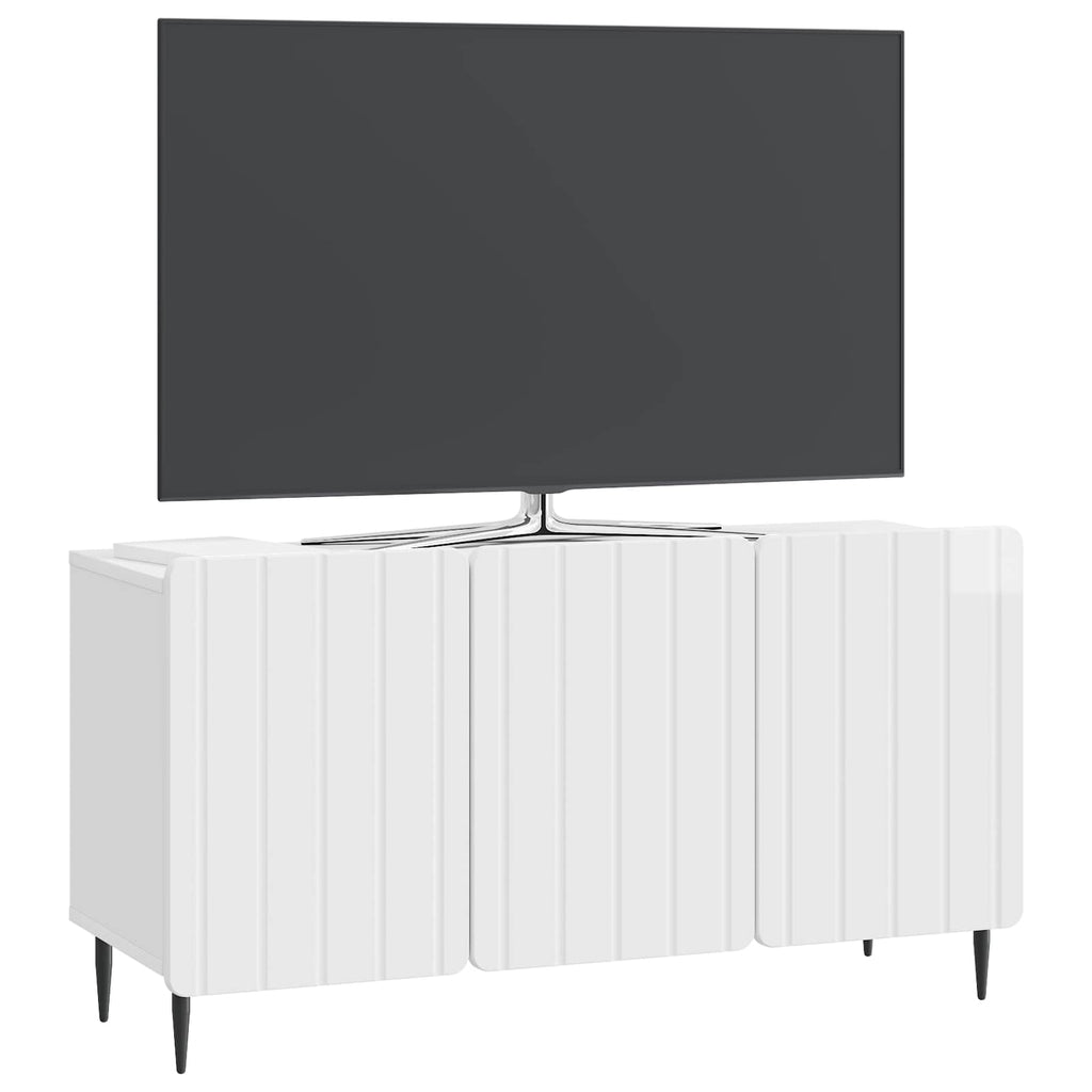 Mueble de TV Brillante 99 x 34,5 x 52 cm Madera de Ingeniería