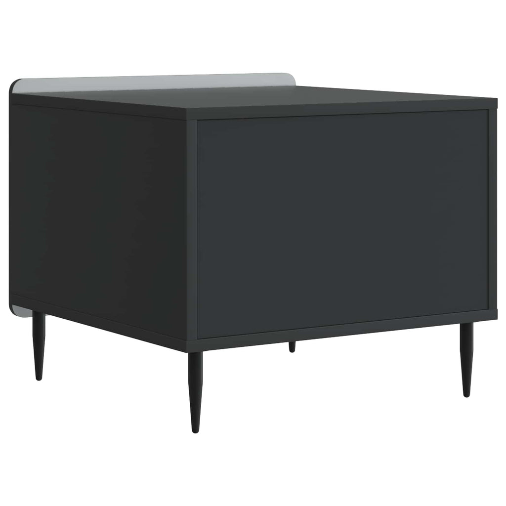 Mesa de Café Negro 49 x 50 x 42 cm Madera de Ingeniería