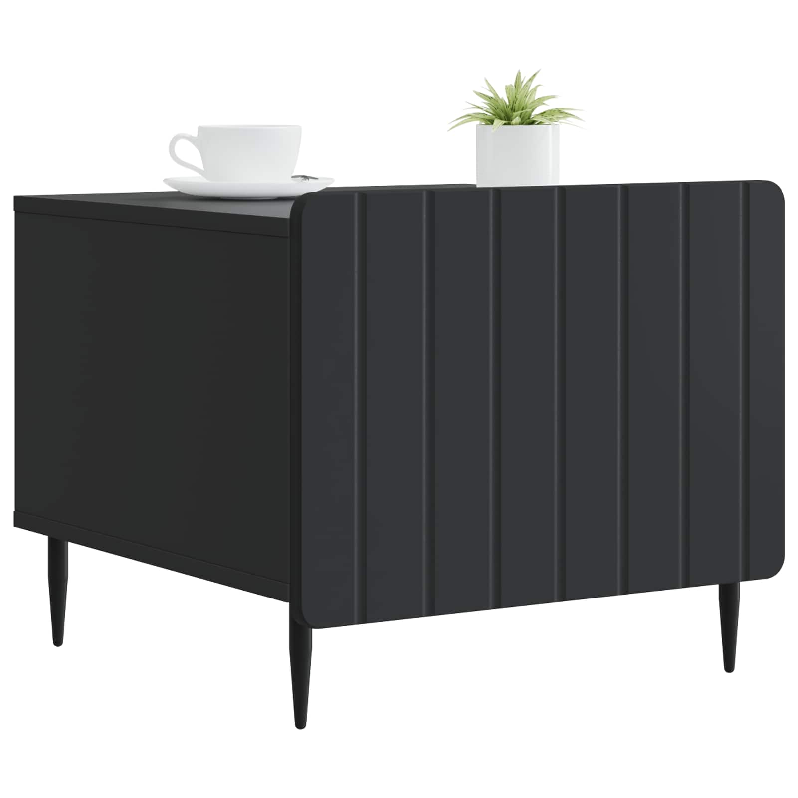 Mesa de Café Negro 49 x 50 x 42 cm Madera de Ingeniería