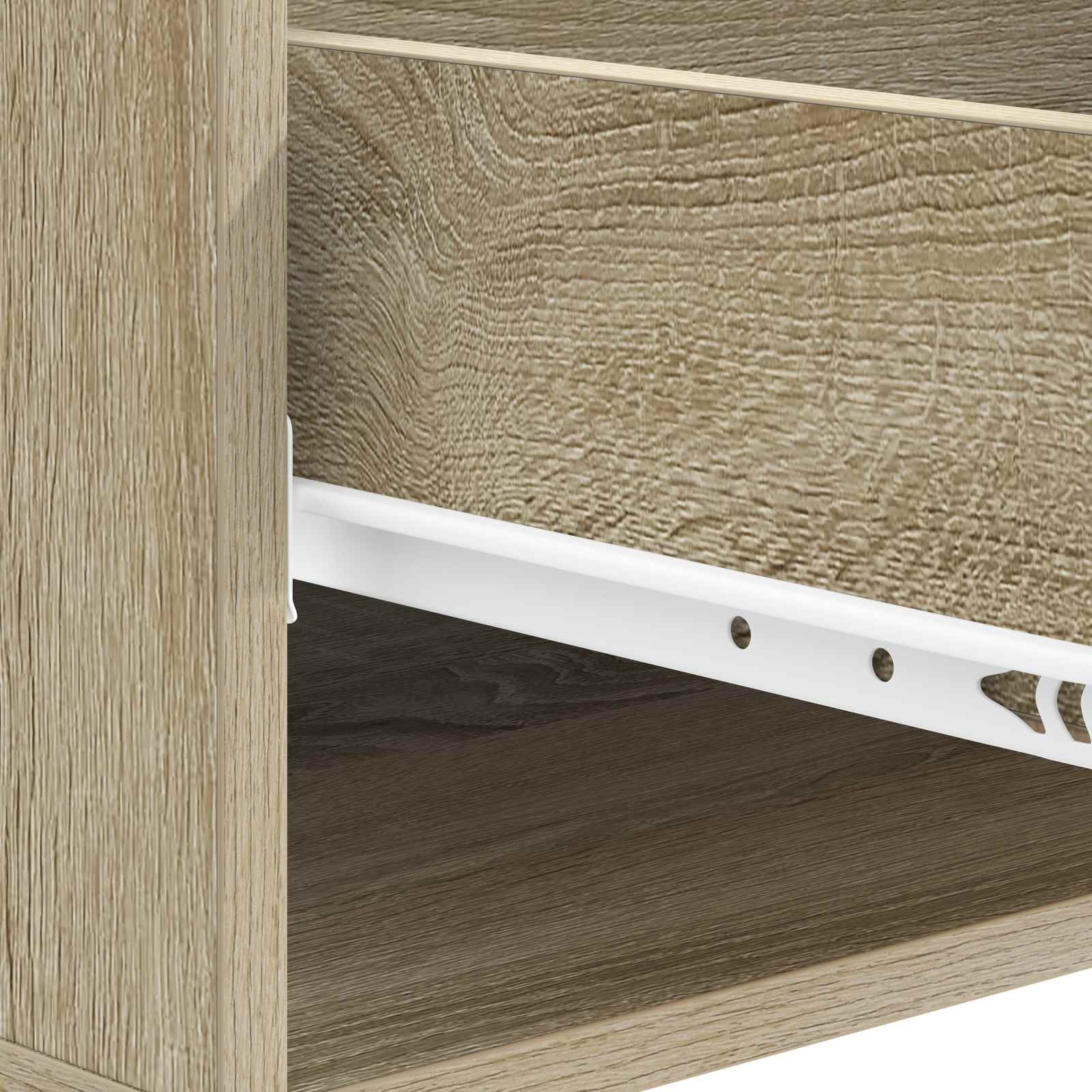 Mesa de Café Roble Sonoma 49 x 50 x 42 cm Madera de Ingeniería
