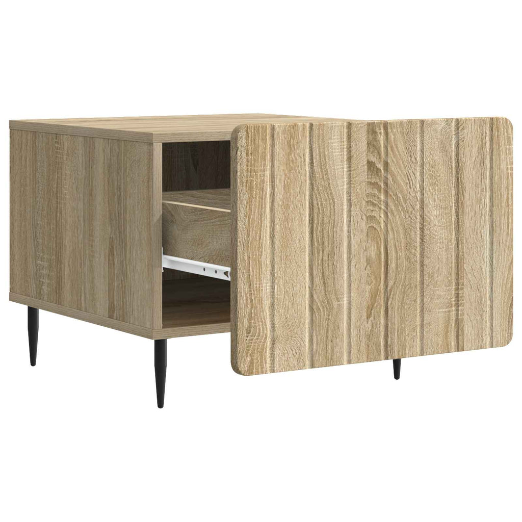Mesa de Café Roble Sonoma 49 x 50 x 42 cm Madera de Ingeniería