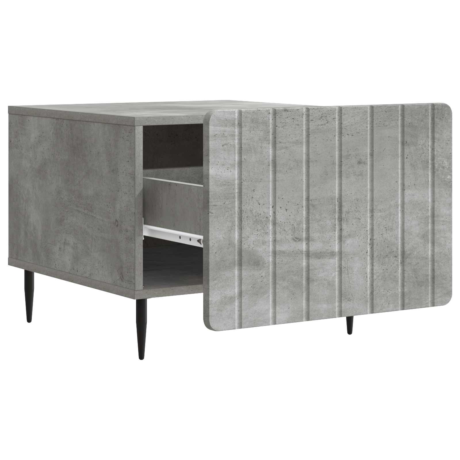 Mesa de Café Gris Hormigón 49 x 50 x 42 cm Madera de Ingeniería