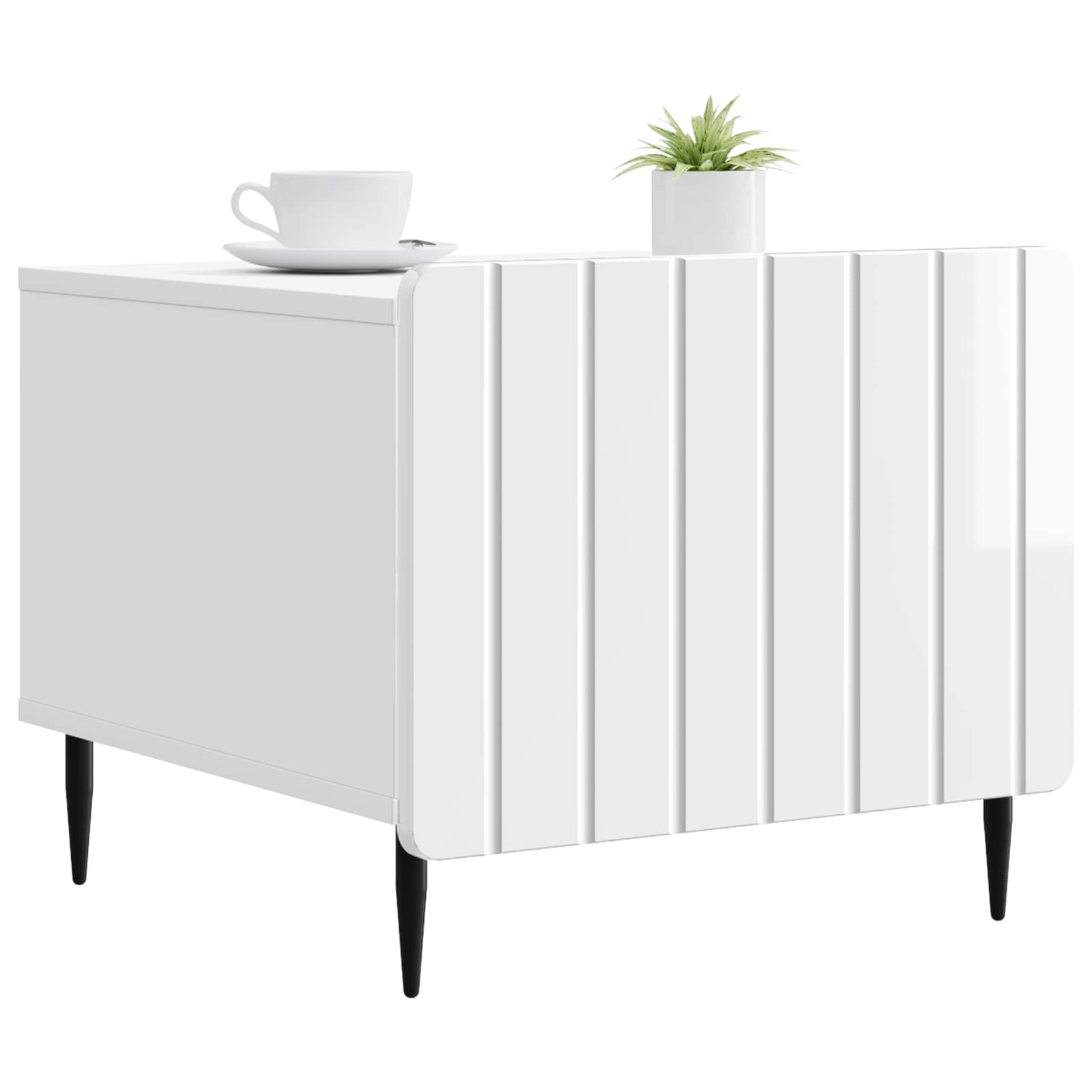 Mesa de Café Brillante 49 x 50 x 42 cm Madera de Ingeniería
