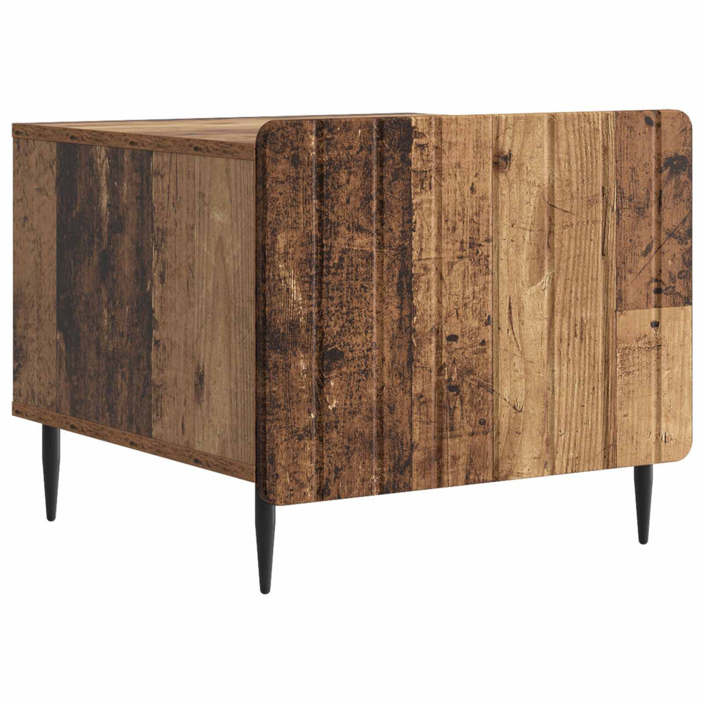 Mesa de Café con cajón Madera envejecida 49 x 50 x 42 cm