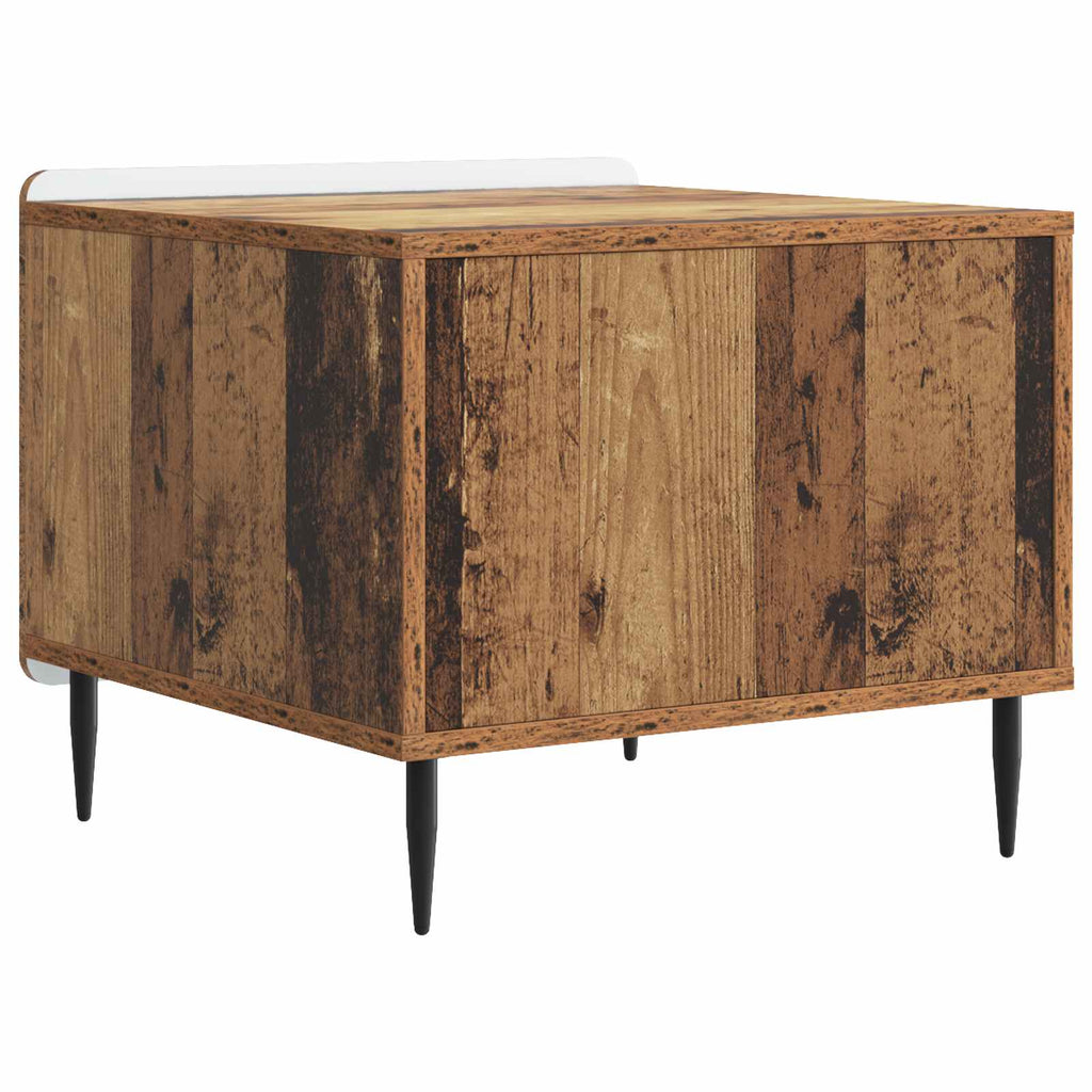 Mesa de Café con cajón Madera envejecida 49 x 50 x 42 cm