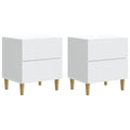 Armario de Noche 2 pcs 43 x 34,5 x 48 cm Madera de Ingeniería