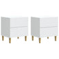 Armario de Noche 2 pcs 43 x 34,5 x 48 cm Madera de Ingeniería