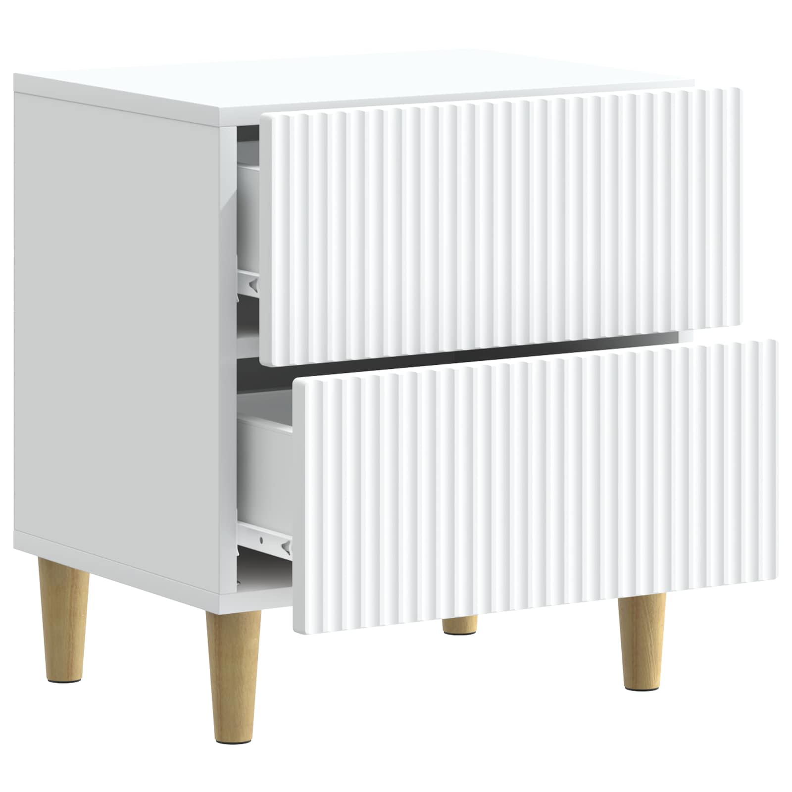 Armario de Noche 2 pcs 43 x 34,5 x 48 cm Madera de Ingeniería