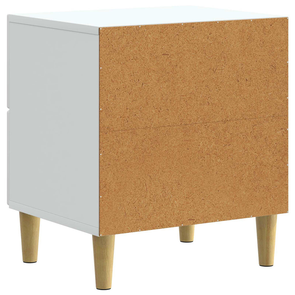 Armario de Noche 2 pcs 43 x 34,5 x 48 cm Madera de Ingeniería