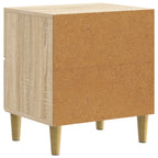Armario de Noche con cajón 2 pcs Roble Sonoma 43 x 34,5 x 48 cm