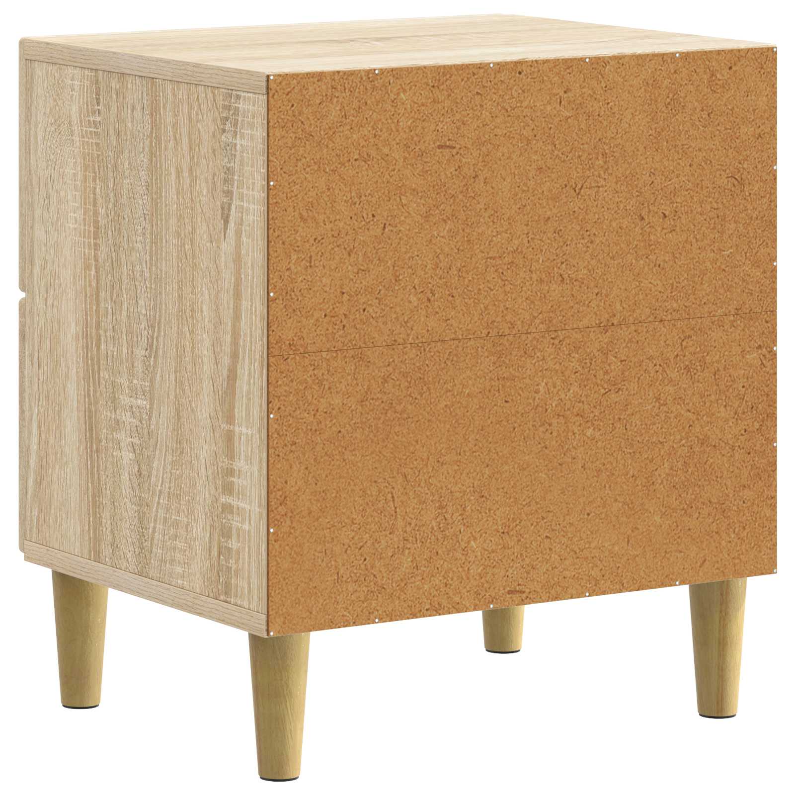Armario de Noche con cajón 2 pcs Roble Sonoma 43 x 34,5 x 48 cm
