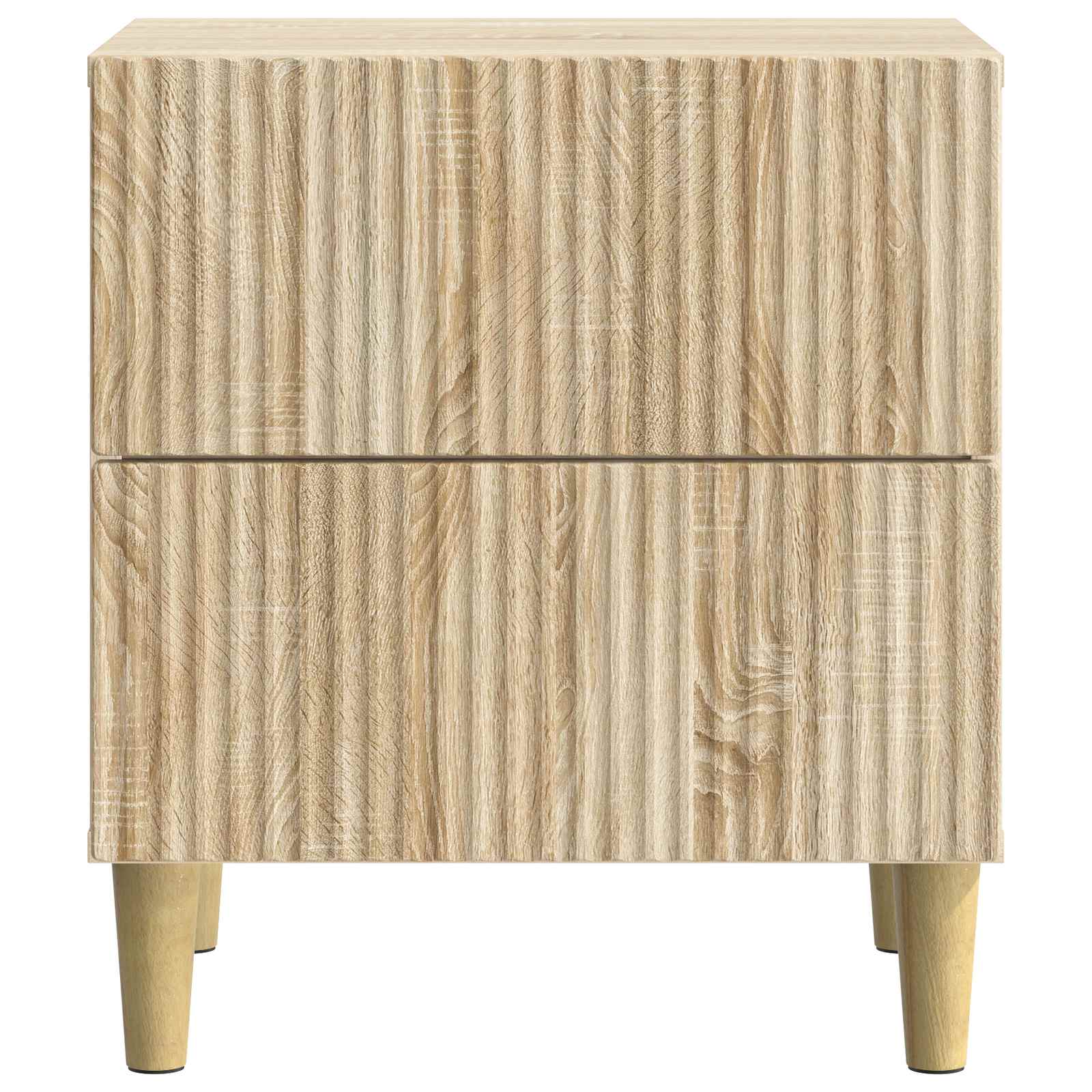 Armario de Noche con cajón 2 pcs Roble Sonoma 43 x 34,5 x 48 cm