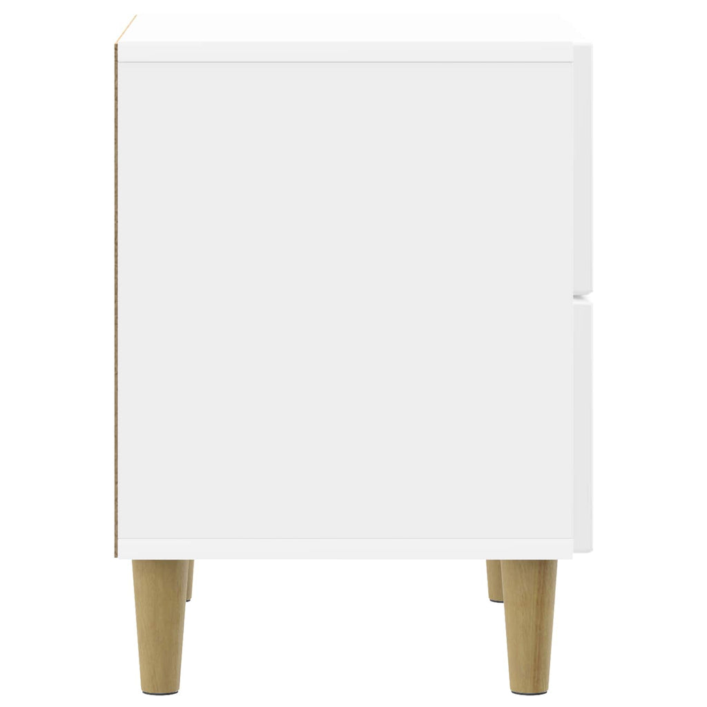 Armario de Noche con cajón 2 pcs Brillante 43 x 34,5 x 48 cm