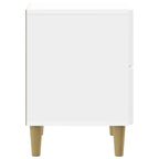Armario de Noche con cajón 2 pcs Brillante 43 x 34,5 x 48 cm
