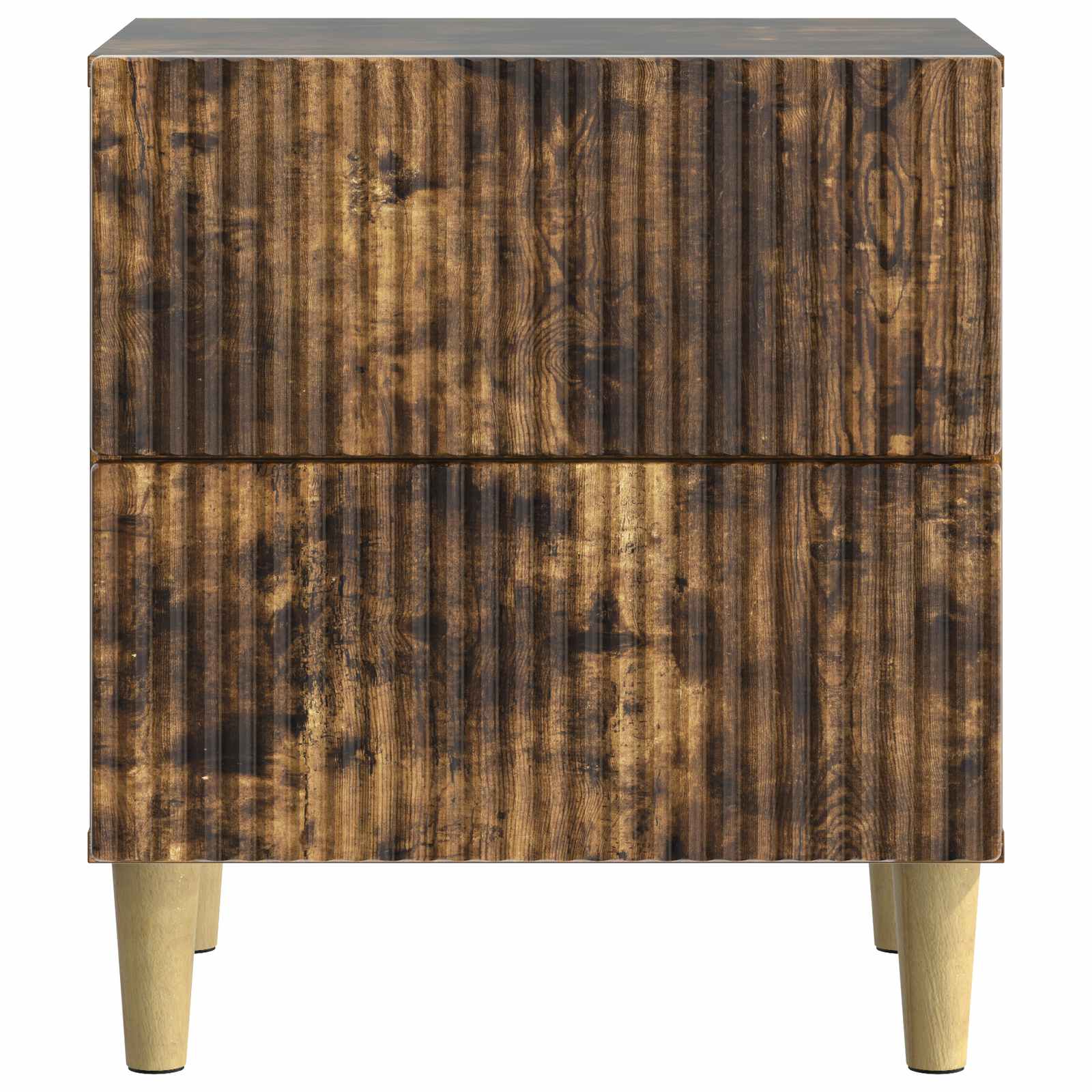 Armario de Noche con cajón Roble Ahumado 43 x 34,5 x 48 cm