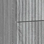 Armario de Noche con cajón 2 pcs Gris Sonoma 43 x 34,5 x 48 cm