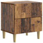 Armario de Noche con cajón Madera envejecida 43 x 34,5 x 48 cm