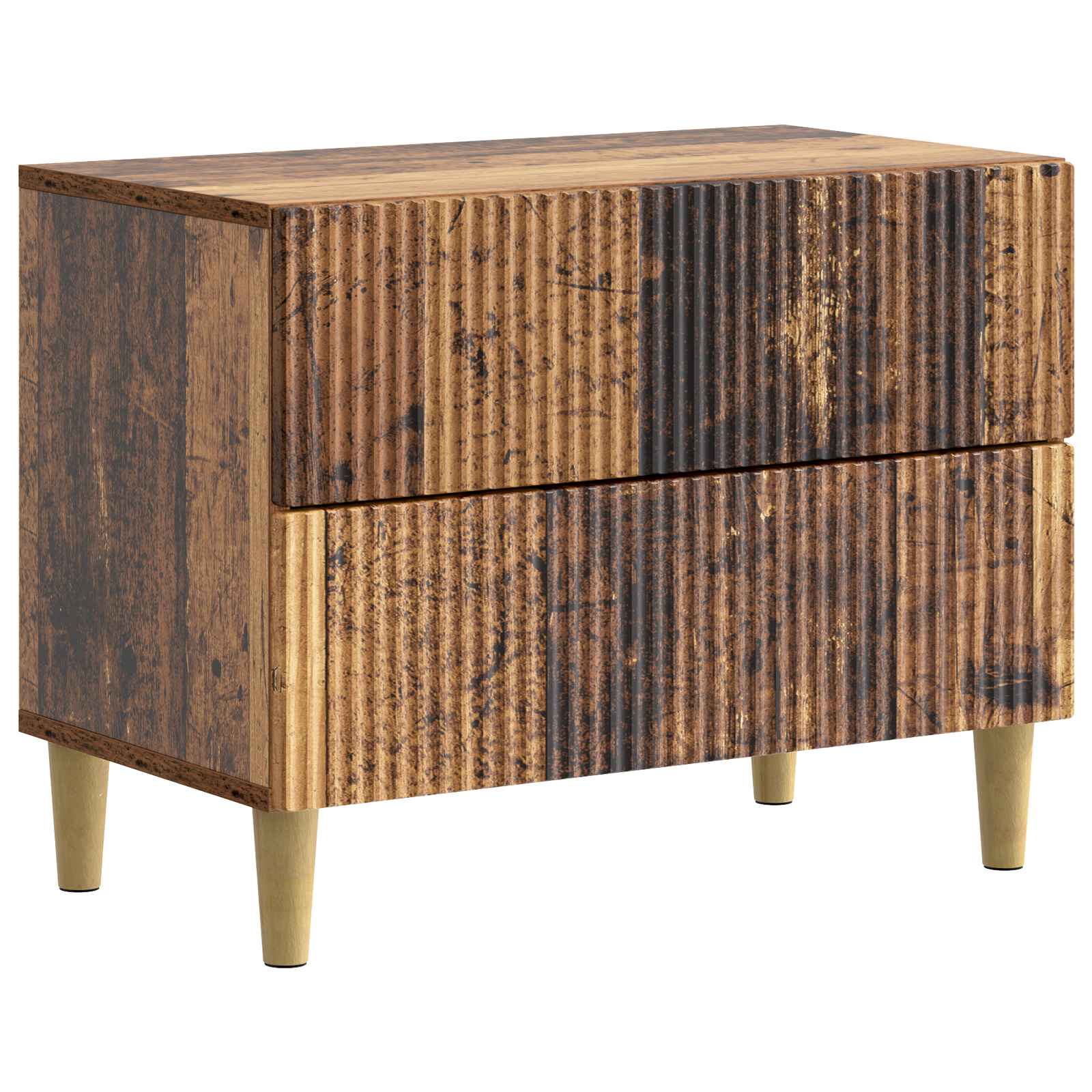 Armario de Noche con cajón Brillante 62 x 34,5 x 48 cm