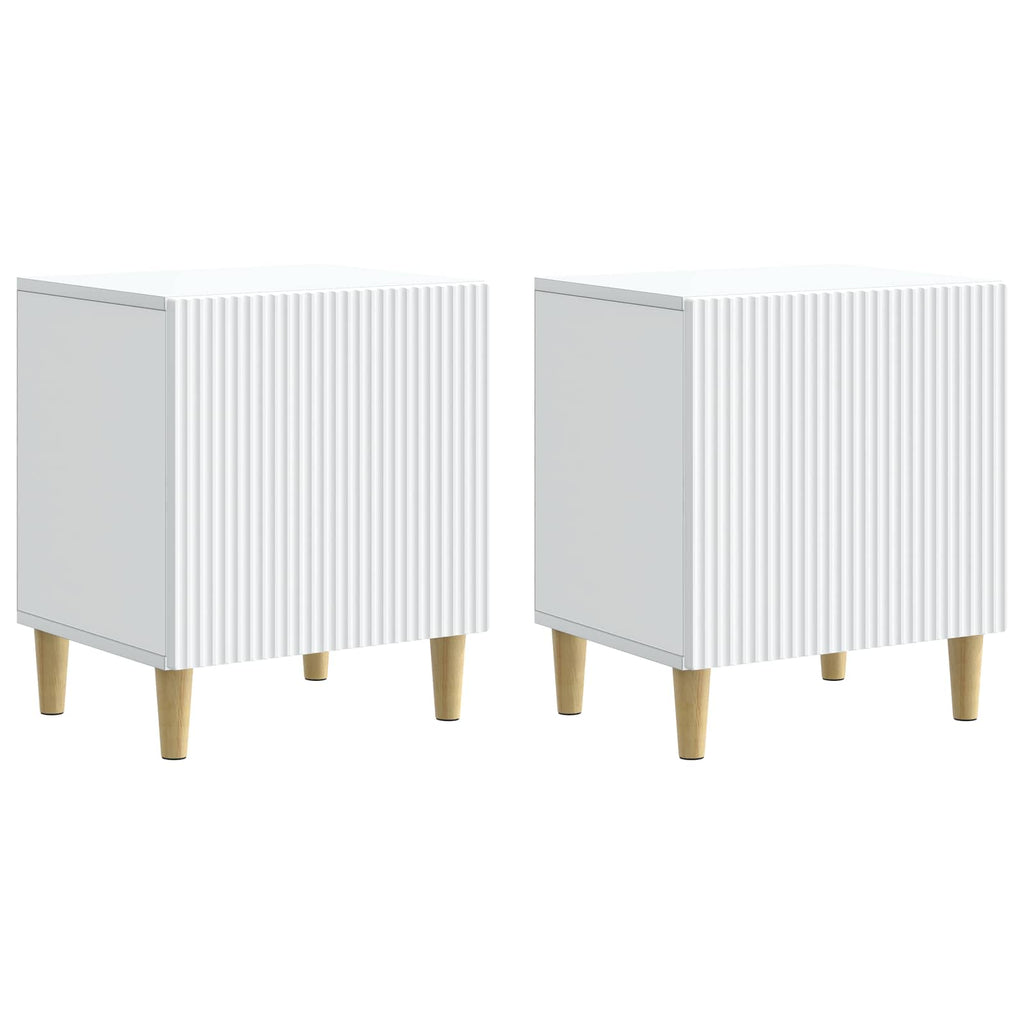 Armario de Noche 2 pcs 43 x 34,5 x 50 cm Madera de Ingeniería
