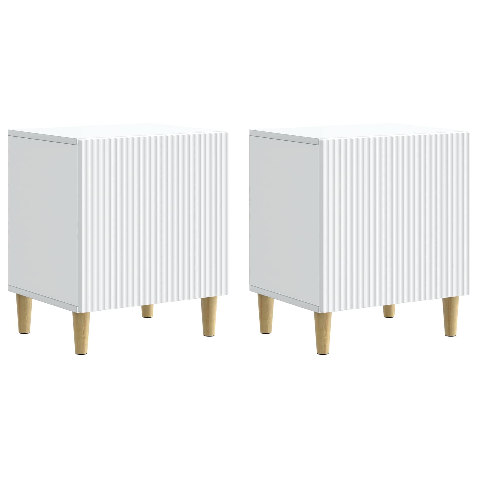 Armario de Noche 2 pcs 43 x 34,5 x 50 cm Madera de Ingeniería