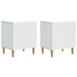 Armario de noche 2 pcs 43 x 34,5 x 50 cm madera de ingeniería 4 colores