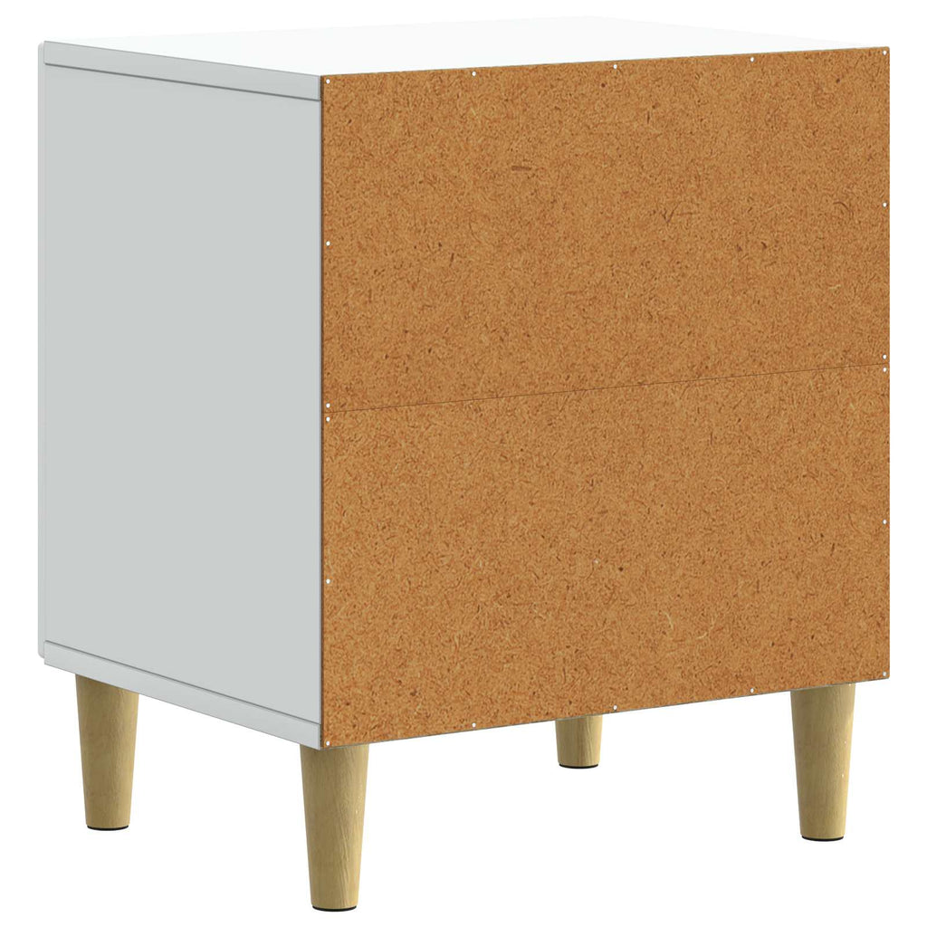 Armario de Noche 2 pcs 43 x 34,5 x 50 cm Madera de Ingeniería