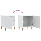 Armario de Noche 2 pcs 43 x 34,5 x 50 cm Madera de Ingeniería