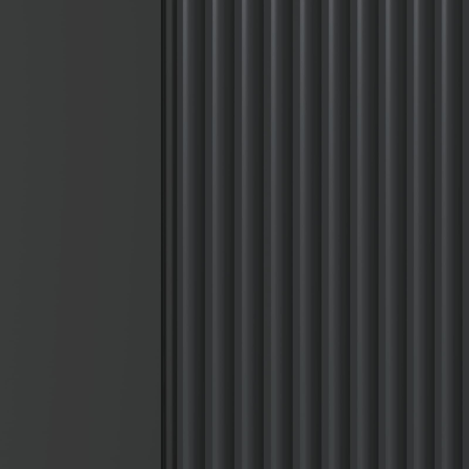 Armario de Noche Negro 43 x 34,5 x 50 cm Madera de Ingeniería