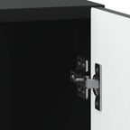 Armario de Noche Negro 43 x 34,5 x 50 cm Madera de Ingeniería