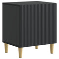 Armario de Noche Negro 43 x 34,5 x 50 cm Madera de Ingeniería