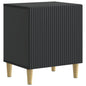 Armario de Noche Negro 43 x 34,5 x 50 cm Madera de Ingeniería
