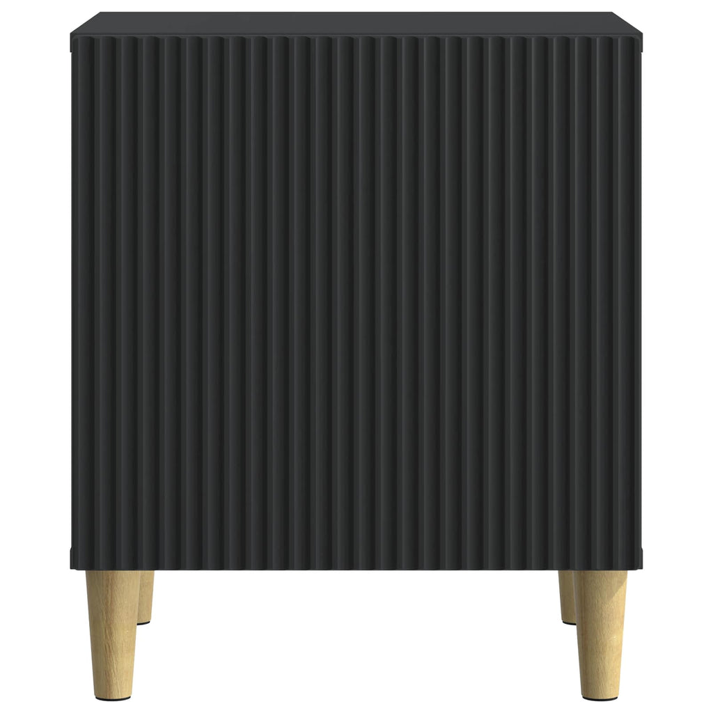 Armario de Noche Negro 43 x 34,5 x 50 cm Madera de Ingeniería