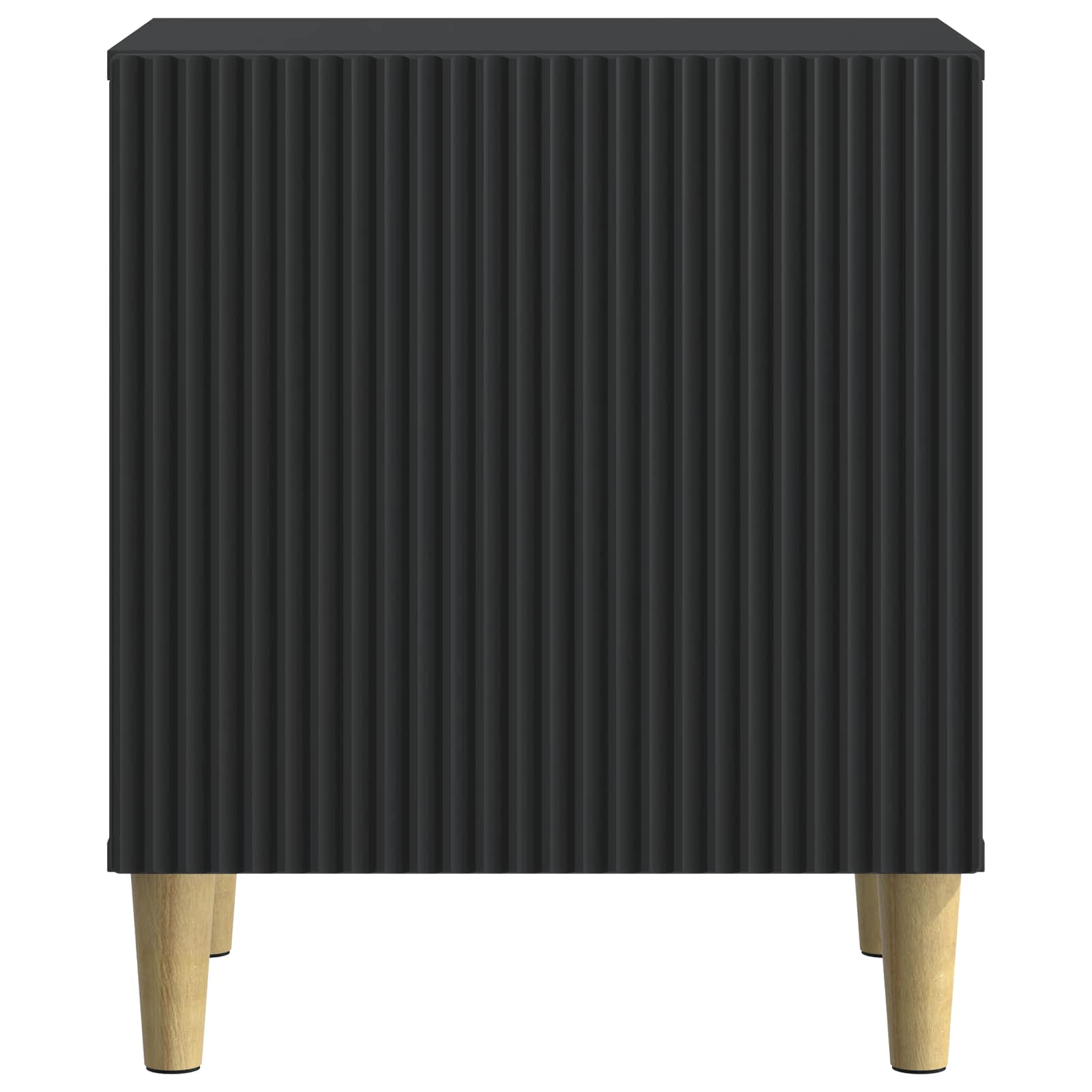 Armario de Noche Negro 43 x 34,5 x 50 cm Madera de Ingeniería