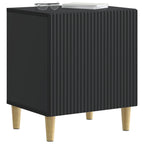 Armario de Noche Negro 43 x 34,5 x 50 cm Madera de Ingeniería