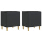 Armario de noche 2 pcs 43 x 34,5 x 50 cm madera de ingeniería 4 colores
