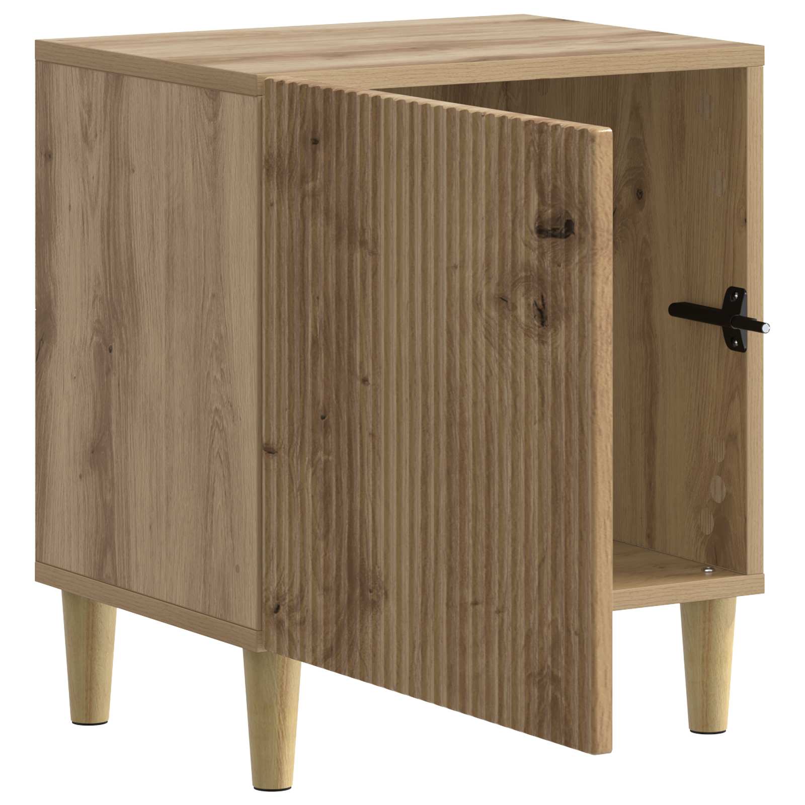 Armario de Noche 2 pcs Roble Artesanal 43 x 34,5 x 50 cm