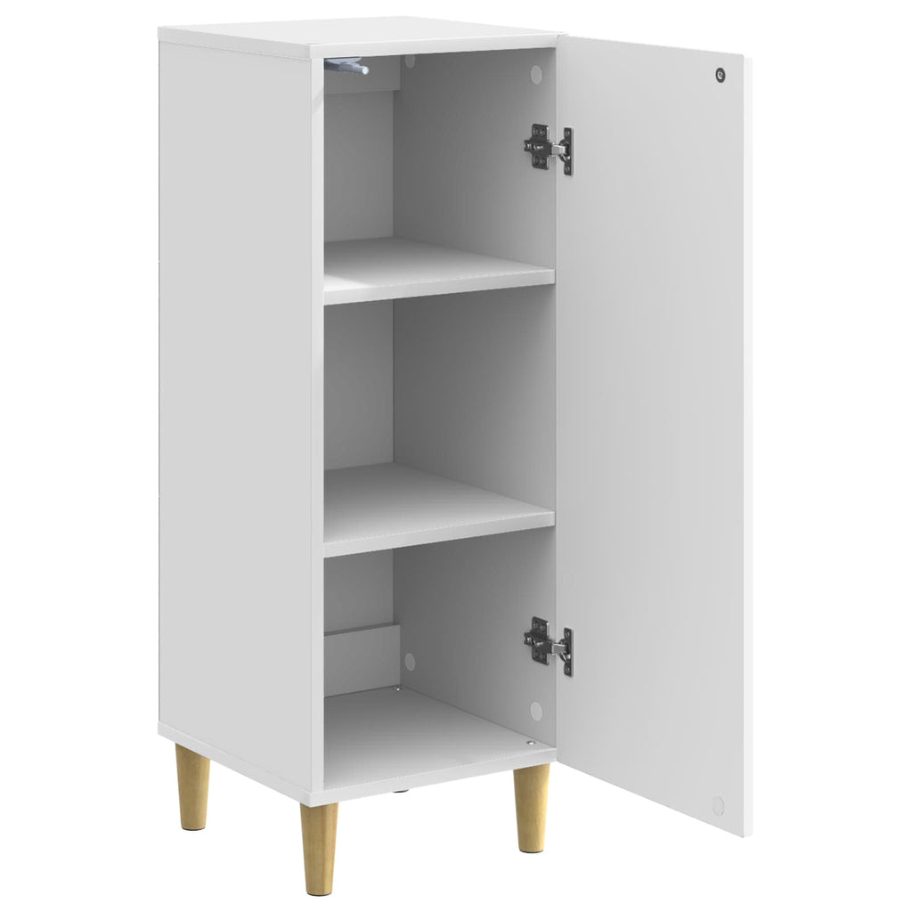 Aparador Brillante 33 x 34,5 x 90 cm Madera de Ingeniería