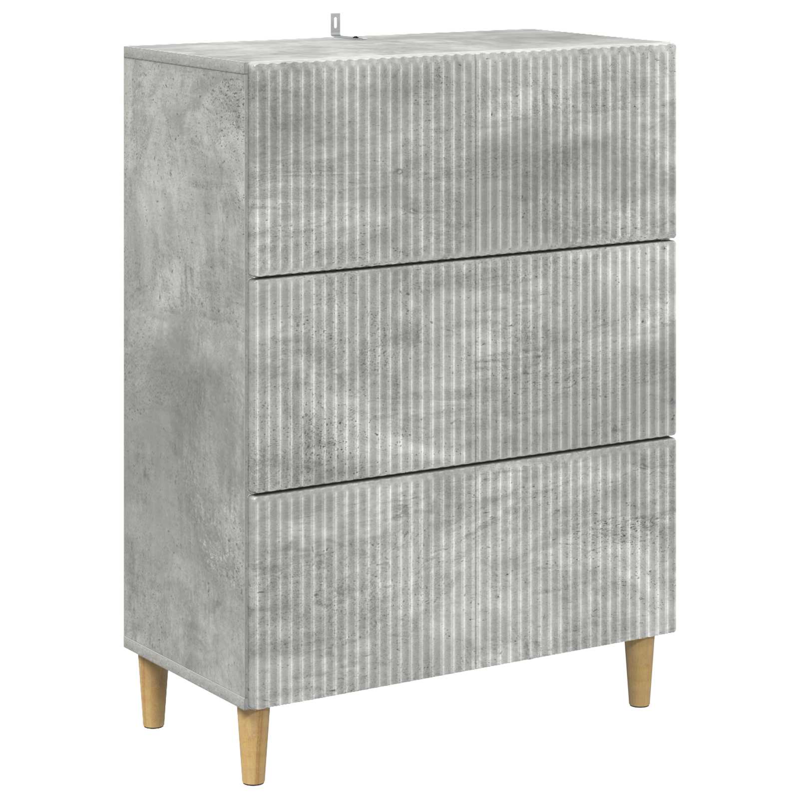Cajonera Brillante 66 x 34,5 x 90 cm Madera de Ingeniería
