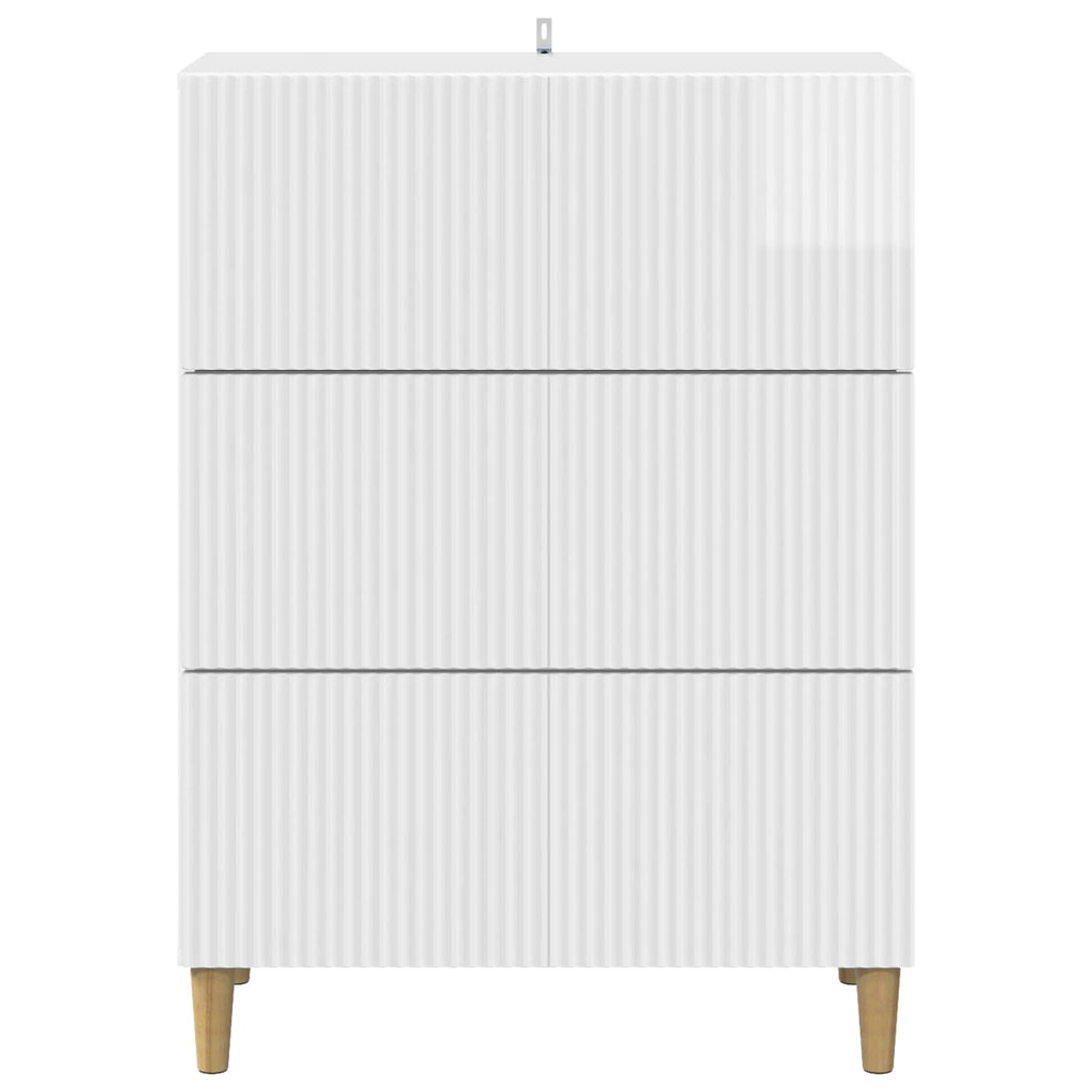 Cajonera Brillante 66 x 34,5 x 90 cm Madera de Ingeniería