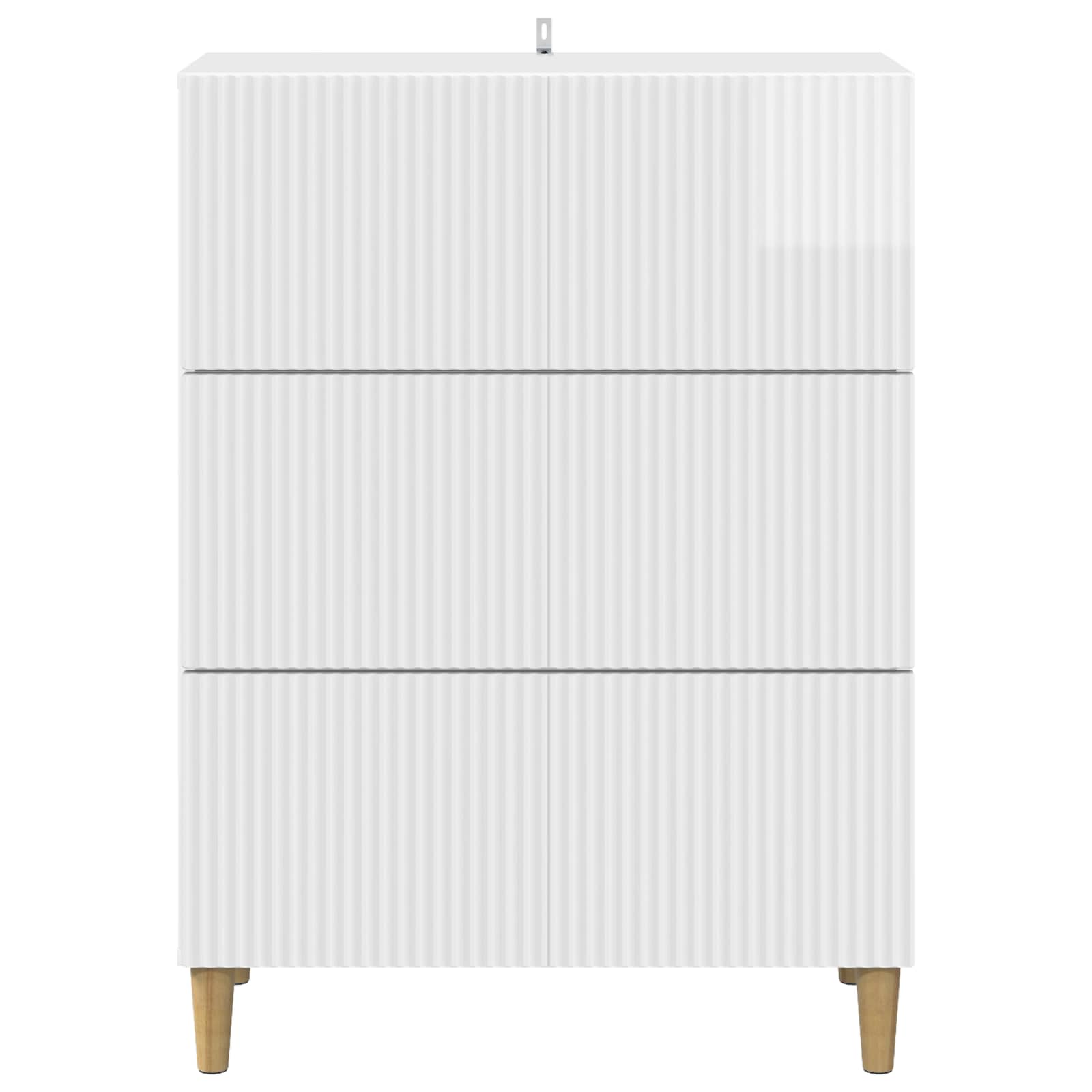 Cajonera Brillante 66 x 34,5 x 90 cm Madera de Ingeniería