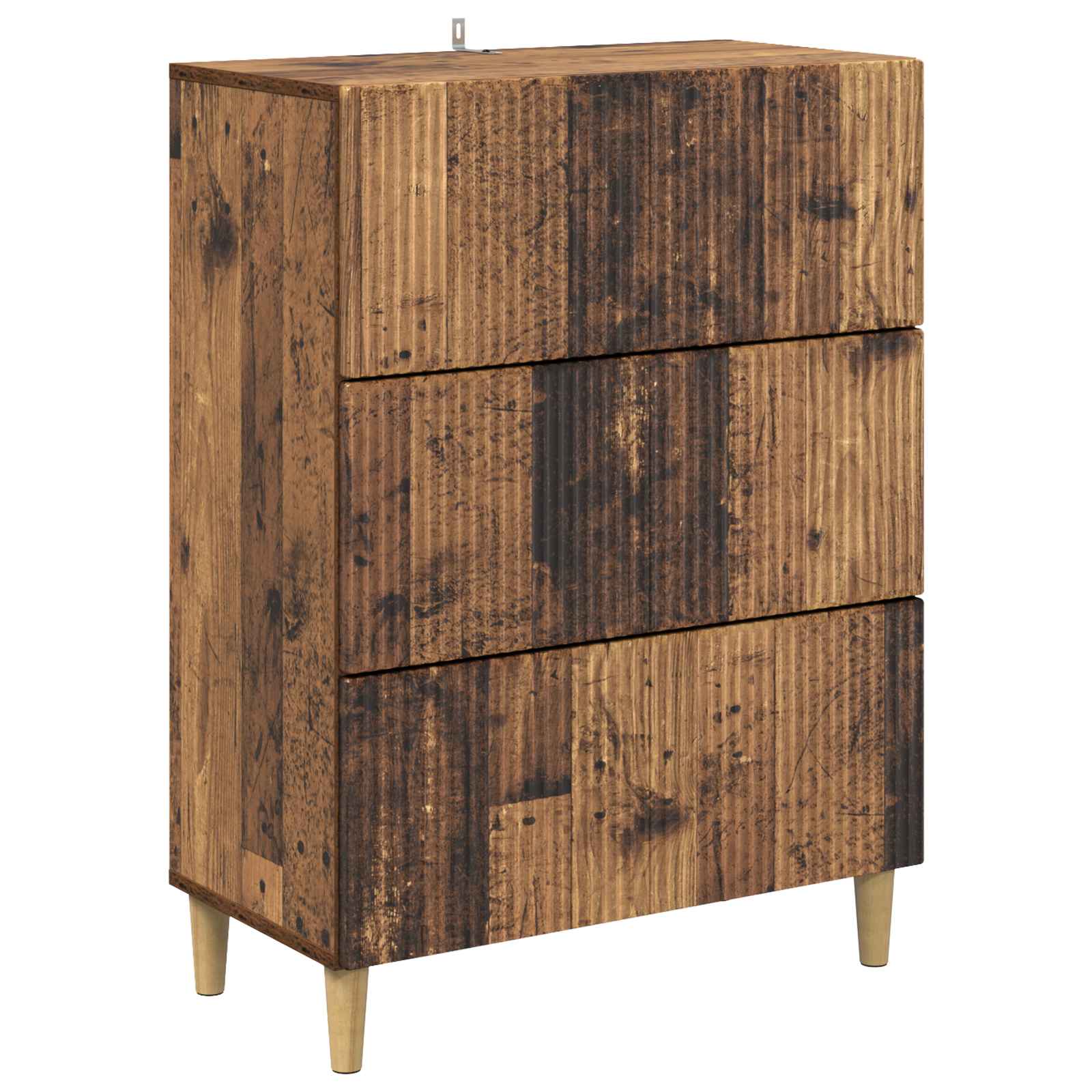 Cajonera Brillante 66 x 34,5 x 90 cm Madera de Ingeniería