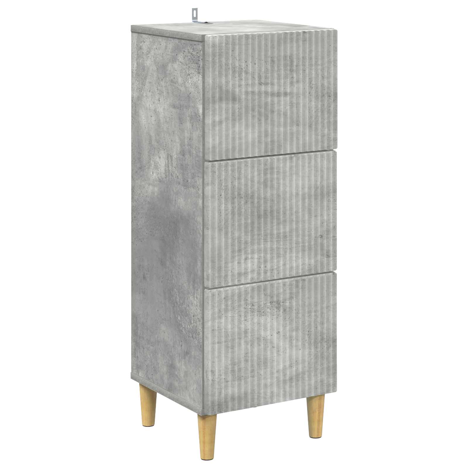 Cajonera Brillante 33 x 34,5 x 90 cm Madera de Ingeniería